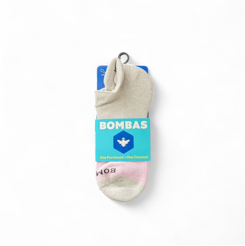 BOMBAS Women's Ankle Socks (Wisteria/Grey, Medium) - Image 5