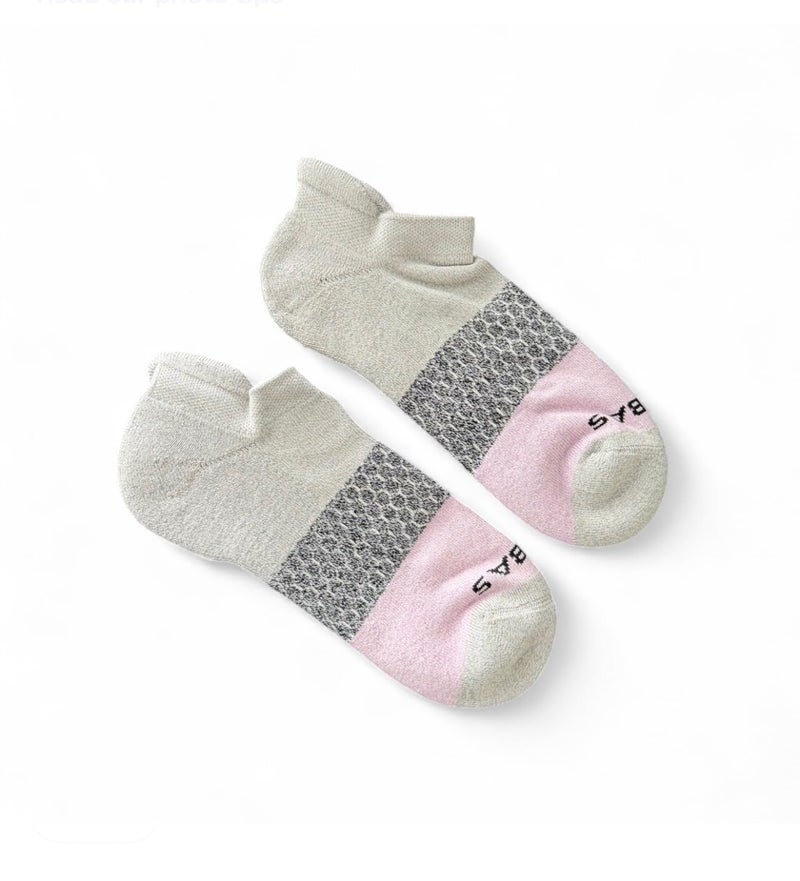 BOMBAS Women's Ankle Socks (Wisteria/Grey, Medium) - Image 1