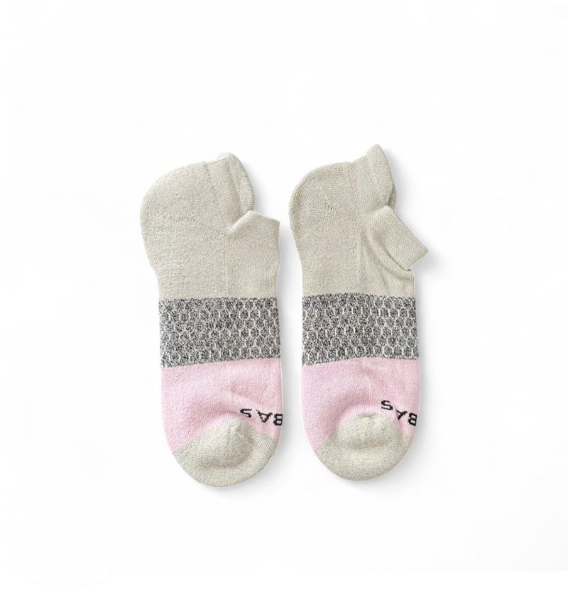 BOMBAS Women's Ankle Socks (Wisteria/Grey, Medium) - Image 3
