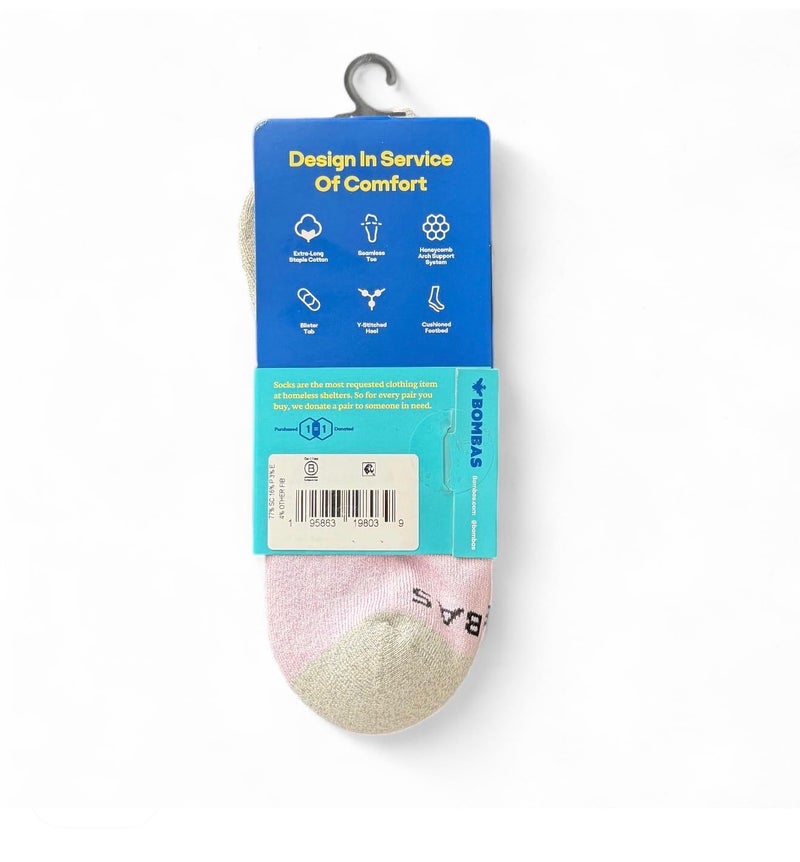 BOMBAS Women's Ankle Socks (Wisteria/Grey, Medium) - Image 4