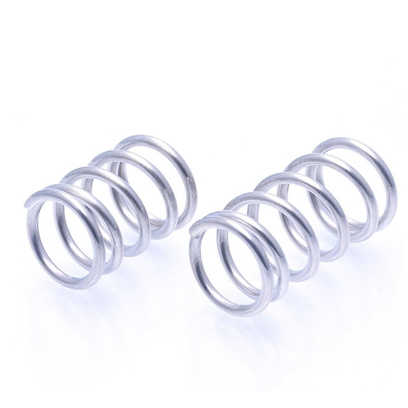 Stainless Steel Spring, Metal Springs 10pcs Return Springs Wire Dia 0.3mm Stainless Steel Mini Pressure Spring 3mm OD, 5-50mm Long(0.3 * 3 * 5) - Image 2