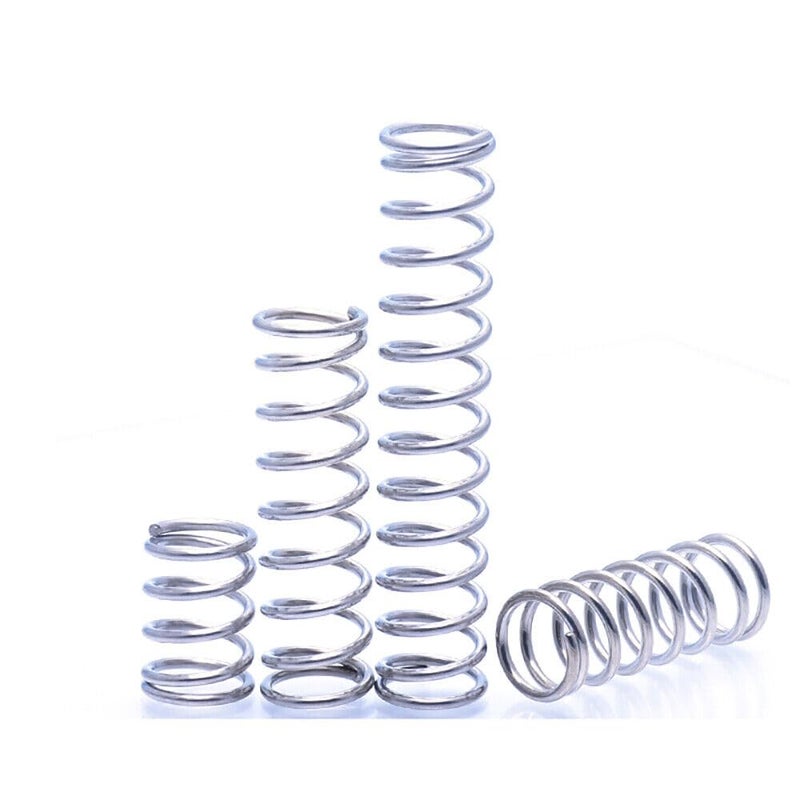 Stainless Steel Spring, Metal Springs 10pcs Return Springs Wire Dia 0.3mm Stainless Steel Mini Pressure Spring 3mm OD, 5-50mm Long(0.3 * 3 * 5) - Image 5