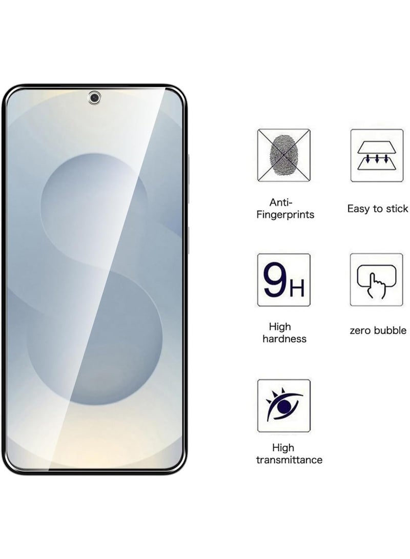 Glass for Samsung Galaxy S25 FE Full Glue Screen Protector Anti Fingerprint Shatter Proof Tempered Glass with HD clarity for Samsung Galaxy S25 FE - Image 2