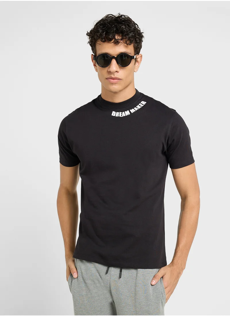 Seventy Five Basics Printed T-Shirt