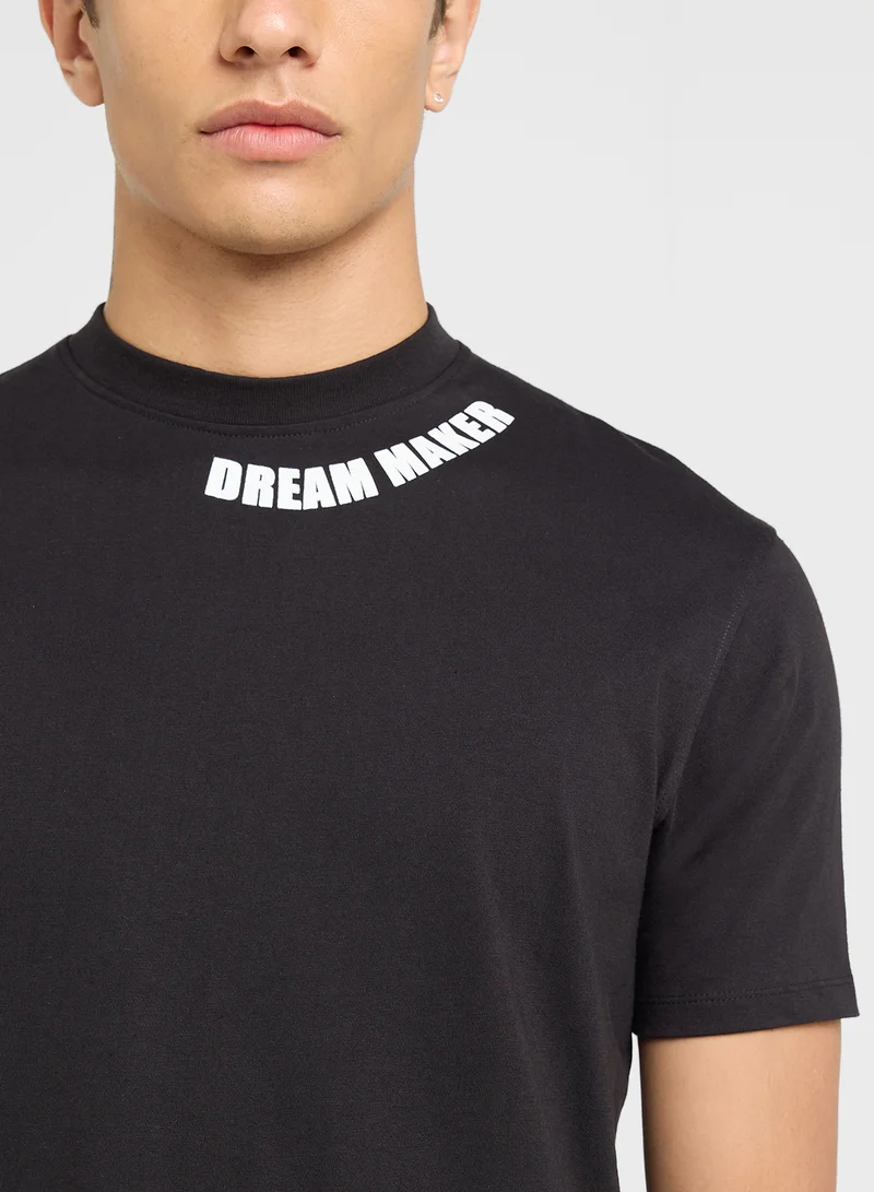 Seventy Five Basics Printed T-Shirt