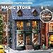 Flever Dollhouse Miniature DIY House Kit Creative Room with Furniture for Romantic Valentines Gift Magic Store - Image 4