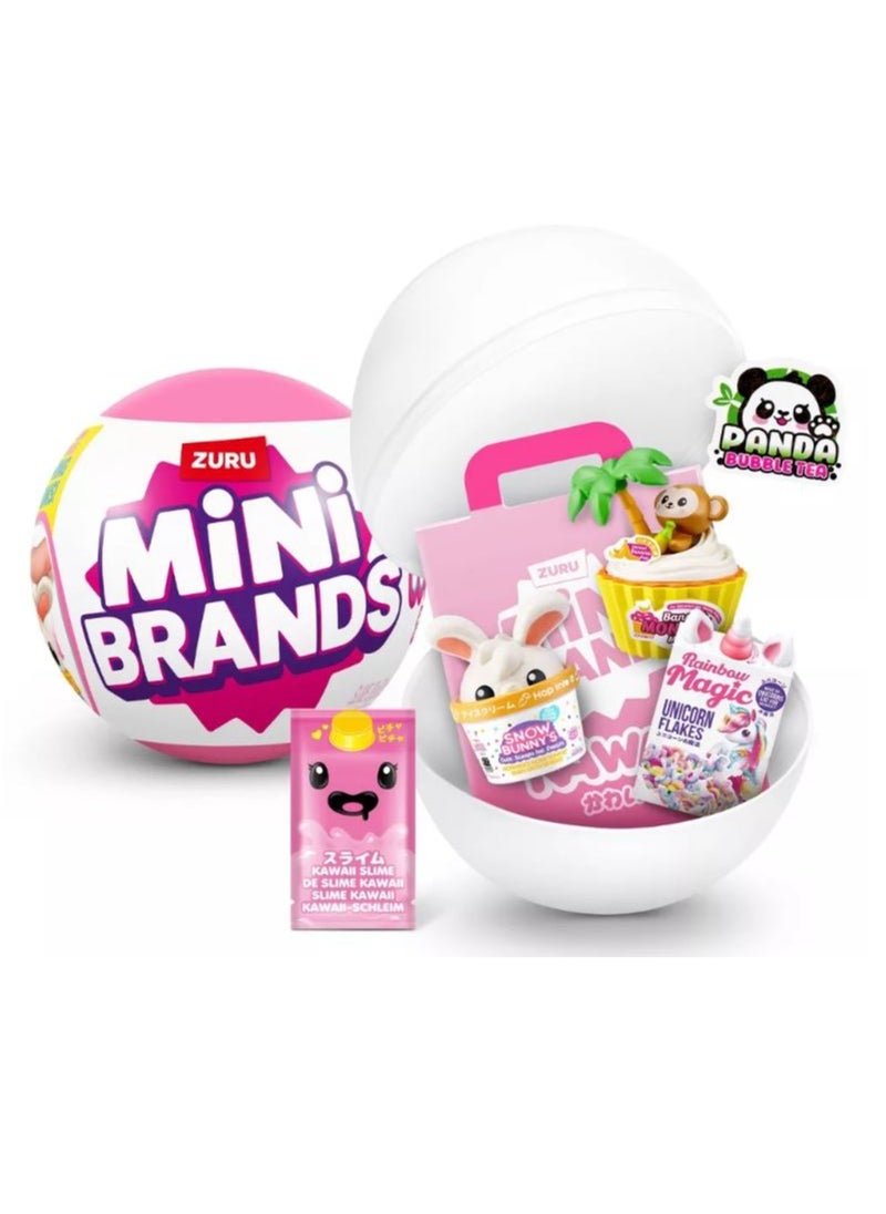 ZURU Zuru Mini Brands Kawaii Kuties Mini Figure - Assorted/Styles May Vary  - Image 1