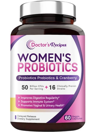 Women's Probiotic, 50 Billion CFUs + 16 Strains, 60 Veggie Capsules - pzsku/ZF1162D10590A69EFEDE4Z/45/_/1718959053/81e91387-568f-4220-91a6-c2541bc287a9