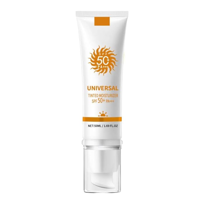Tinted Sunscreen for Face SPF 50,Moisturizing Tinted Moisturizer With SPF Travel Sunscreen,Lightweight Face Sunscreen for Women and Men,Hydrating Facial Sunscreen for All Skin Type