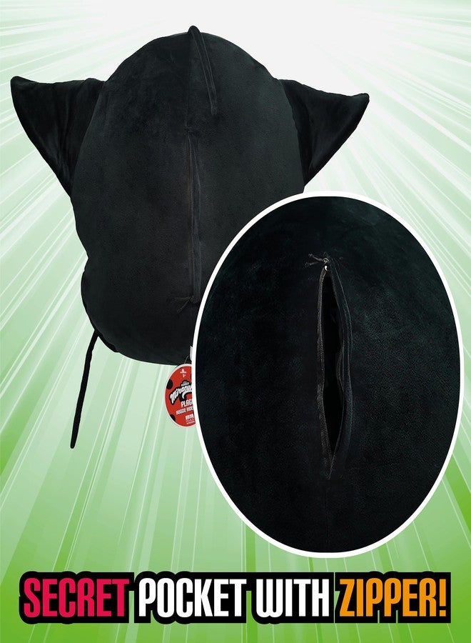 Miraculous وسادة بلاج من ليدي باج المحبوبة 40 سم لعبة قماشية ناعمة للغاية للأطفال مع جيب سري كبير في الخلف (وينكور) - Image 2