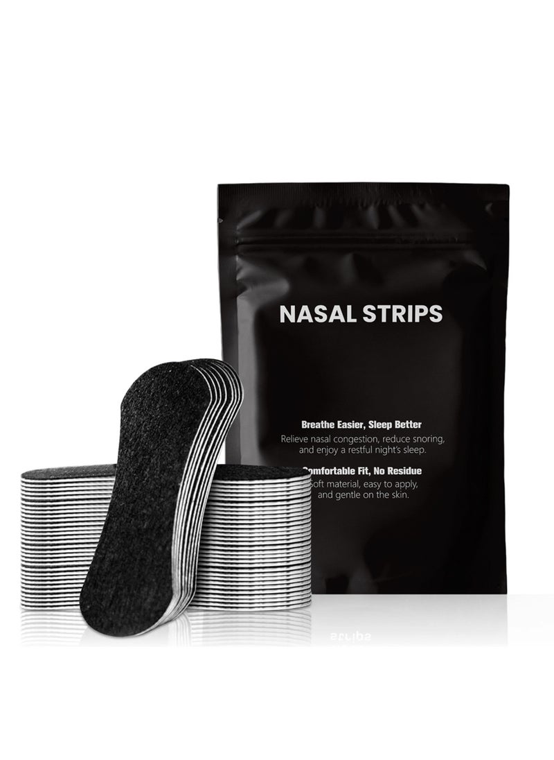 Chillspace 30pcs Performance  Breathing Nose Patch - Oil & Sweat Proof Adhesive - Athletic Nasal Strips for Snoring & Sleeping - Black, Wide Body, Universal Fit, Extra Strength(Black)  - Image 1