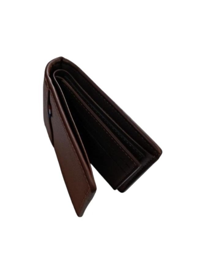 Generic - Unisex Wallet with Zipper Leather Card Wallet with External Zipper and Internal Pockets - Image 1