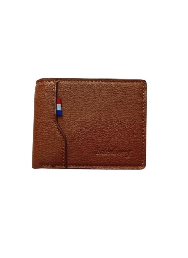 Generic - Unisex Wallet with Zipper Leather Card Wallet with External Zipper and Internal Pockets - Image 1