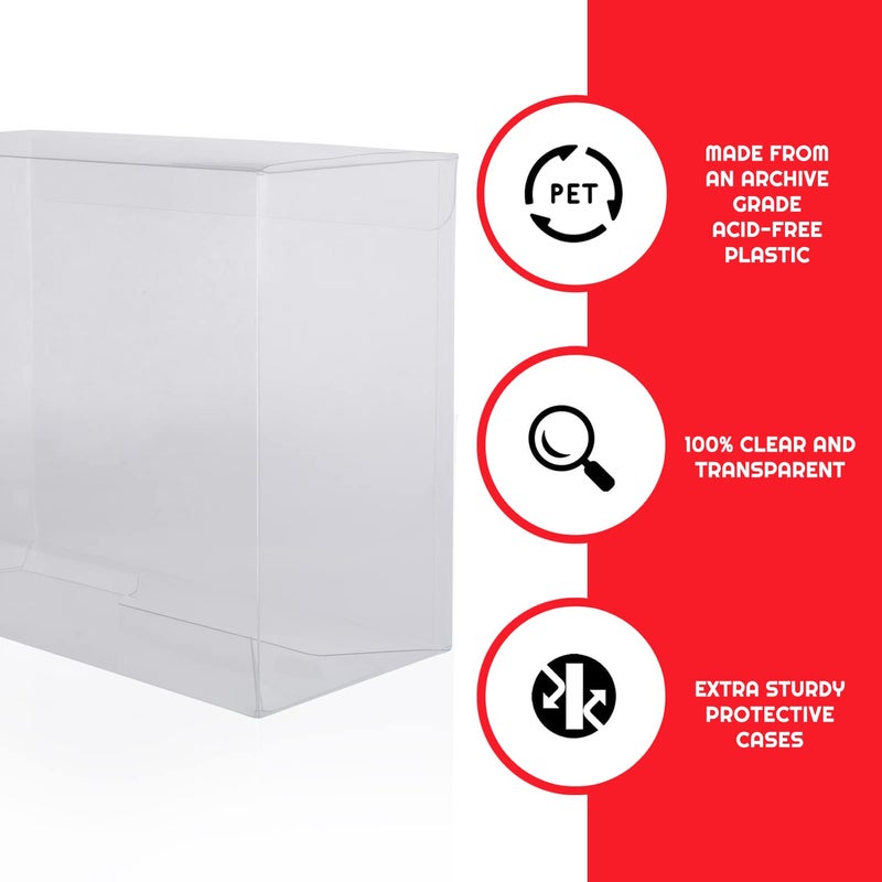 EVORETRO [10-Pack] Pop Double Protector Case for Funko Pop 2 Pack - 0.35 mm Thick Clear Pet Plastic Protector Case - Store, Protect, Display Your Disney, Marvel, DC and More 2 Pack Funko Pop Figures - Image 2