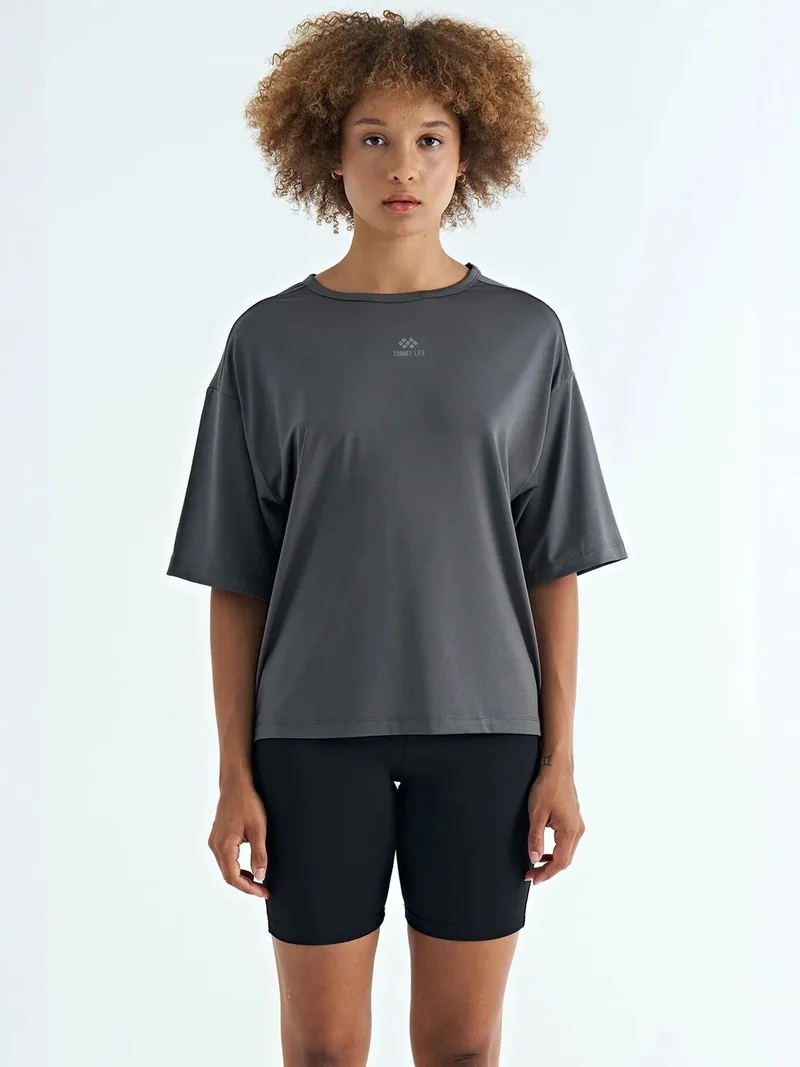 TOMMYLIFE TOMMY Oversized Crew Neck T-Shirt