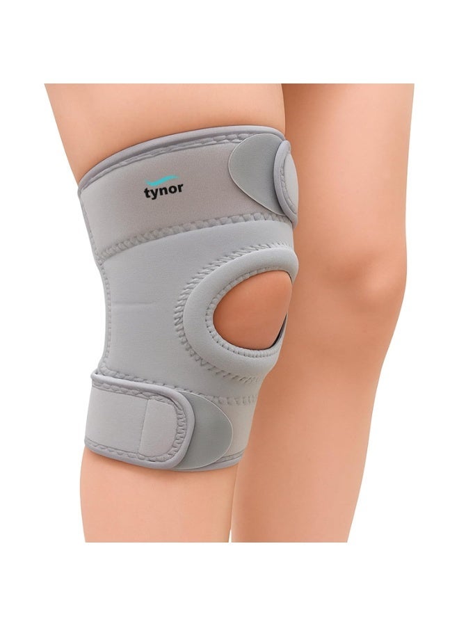 TYNOR Knee Support Sportif (Neo), Grey, Large, 1 Unit - Image 1