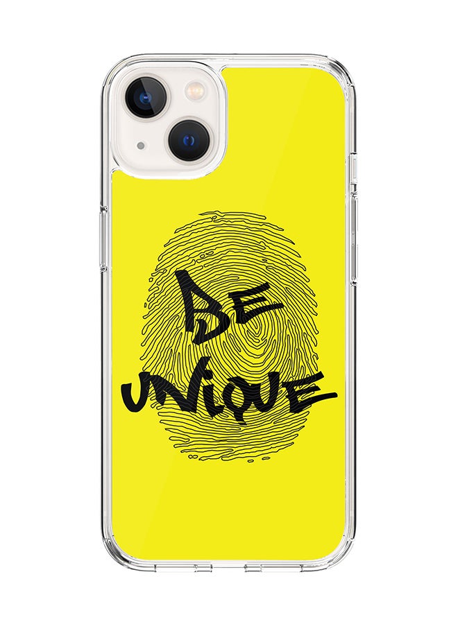 Classic Clear for Apple iPhone 14 Case Hybrid Soft Cover Flexible Edges Anti Drop TPU PC Gel Thin Transparent Cover [ Designed for Apple iPhone 14 ] - Be Unique Full Print