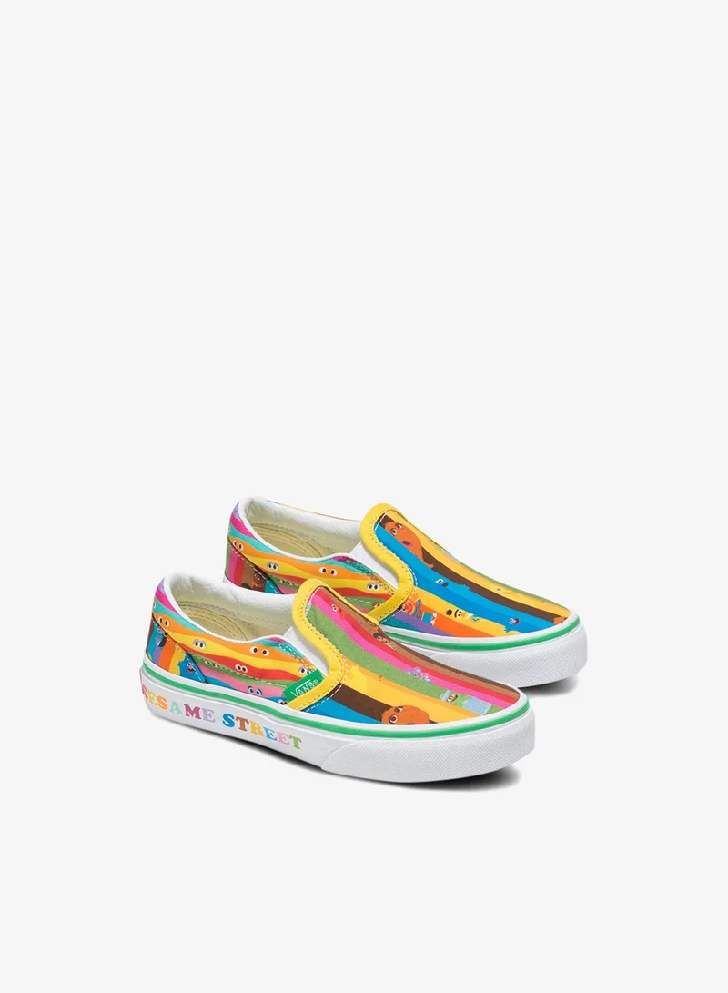 فانز أحذية سيزامي ستريت الكلاسيكية سهلة الارتداء للأطفال