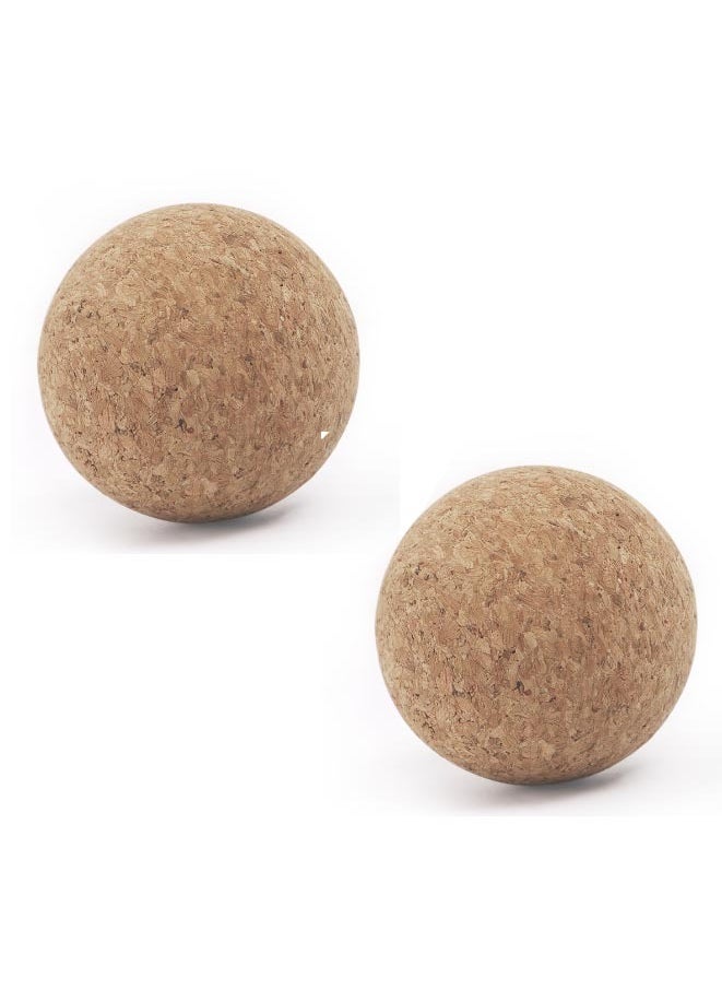 Muyixin Cork Massage Ball, Deep Tissue Muscle Tension Therapy Ball for Trigger Point Therapy, Muscle Soreness, Yoga Therapy, 2.75 Inch  - Image 1