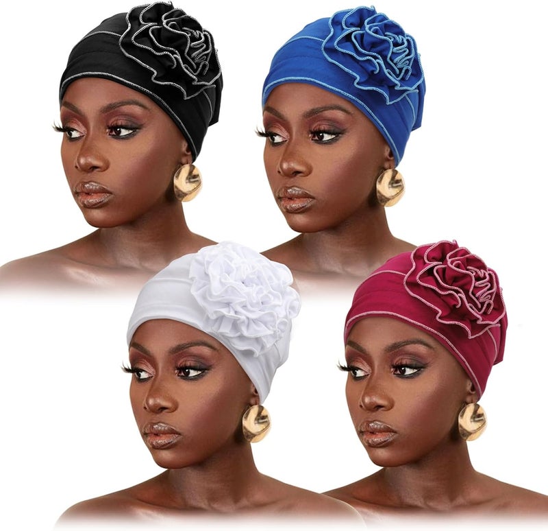 DRESHOW Fascinators Hat Flower Mesh Ribbons Feathers on a Headband and a Clip Tea Party Headwear for Girls and Women - Image 1