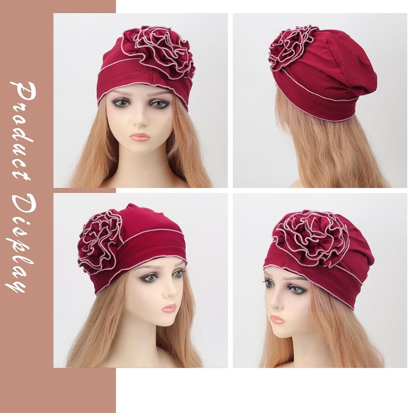 DRESHOW Fascinators Hat Flower Mesh Ribbons Feathers on a Headband and a Clip Tea Party Headwear for Girls and Women - Image 4
