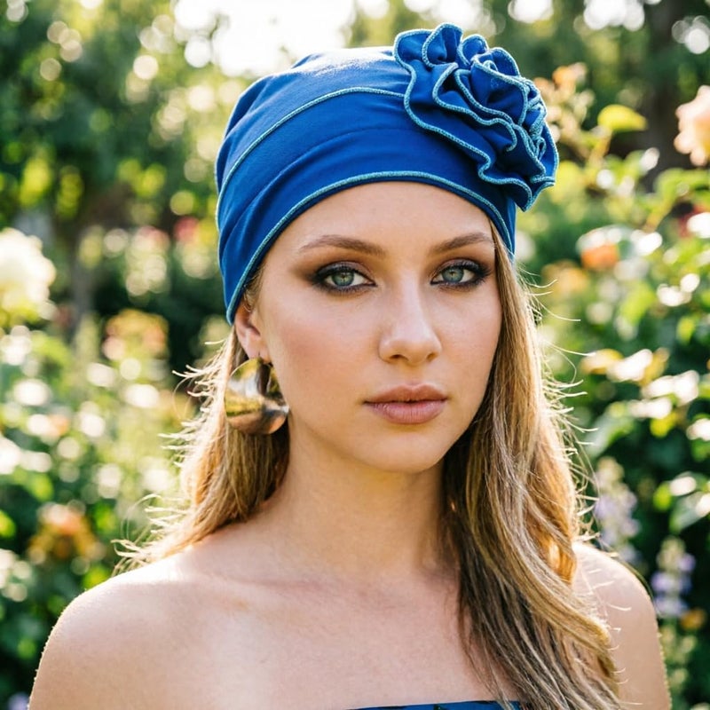 DRESHOW Fascinators Hat Flower Mesh Ribbons Feathers on a Headband and a Clip Tea Party Headwear for Girls and Women - Image 2