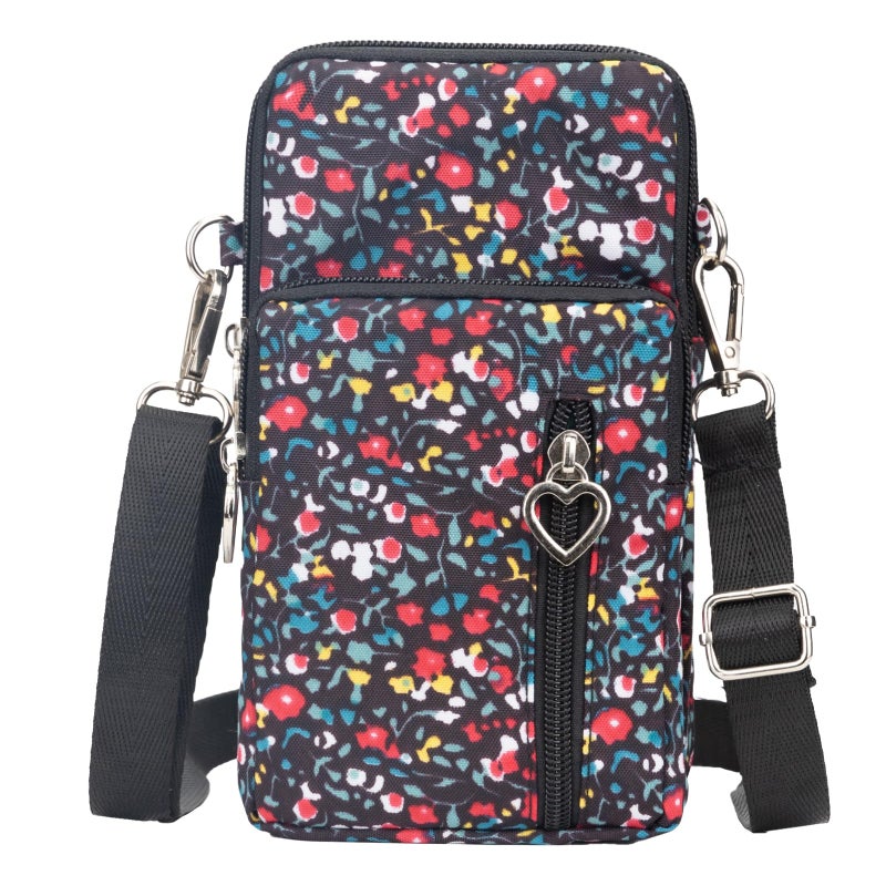 JANKS Small Crossbody Bags for Women Mini Cell Phone Purses with Crossbody Strap Phone Wallet Shoulder Bag Nylon Arm Bag - Image 1