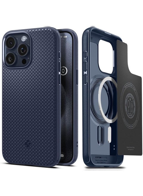 Mag Armor MagFit for iPhone 15 Pro Max Case Cover with MagSafe - Navy Blue
