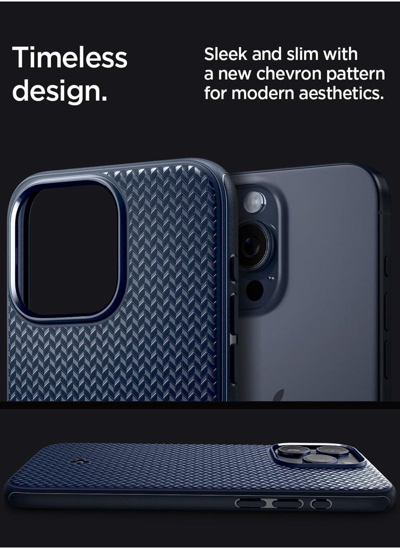 Mag Armor MagFit for iPhone 15 Pro Max Case Cover with MagSafe - Navy Blue