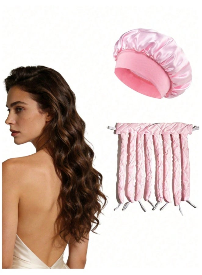 Shein 1pc Heatless Curling Rod Headband Soft Satin Sleep Curl Tool for Gentle, No-Heat Waves - Image 3