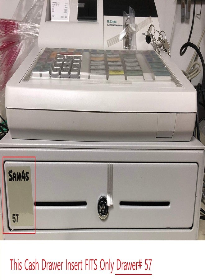SAM4S Cash Drawer Insert Money Tray 57, 5 Bills and 5 Coins, Compatible with Sam4s ER-5200, ER-5240, ER-5215, ER-380, ER-350, ER-520, ER-530, ER-650, ER-900 Series, SPS-300 Series - Image 4