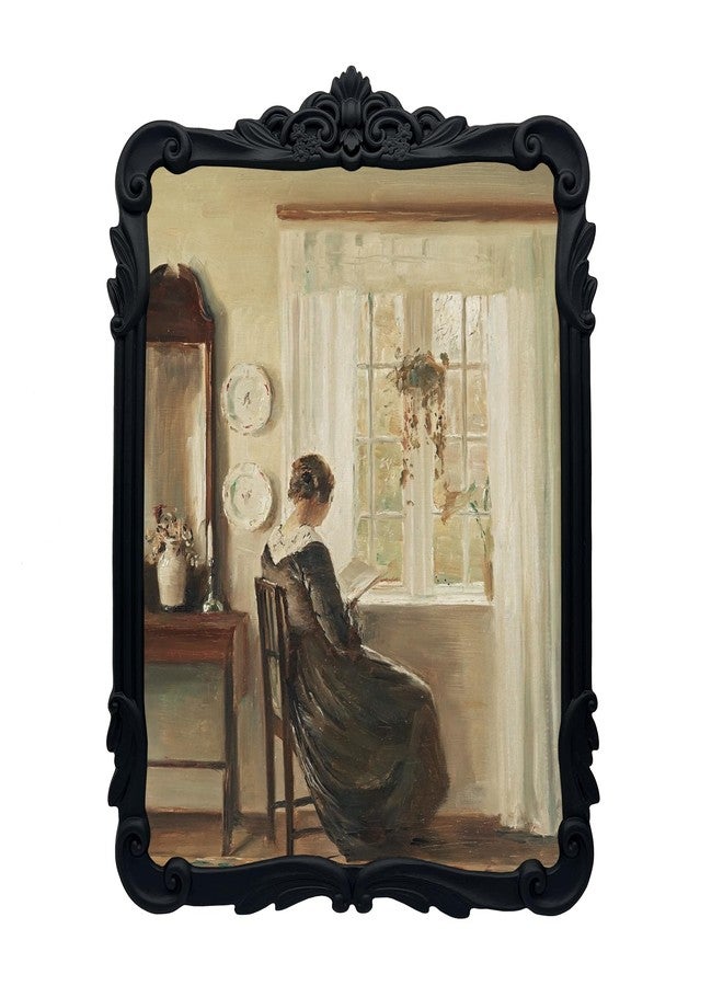 Kangce Vintage Picure Frames 8x10 Antique Black Gothic Picture Frames for Tabletop and Wall Mount Ornate Victorian Home Decor Gallery Wall Decor(8x10 inch) - Image 1