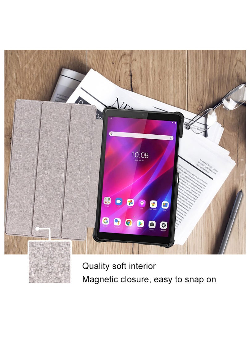 Procases For Lenovo 8.0 Inch Tab M8 Gen 3 2022 Smart Tab M8 Gen 3 2022 Tab M8 Hd Lte 2021 Tab M8 Hd Smart Tab M8 Tab M8 Fhd 2019 Slim Hard Shell Protective Cover For Lenovo M8 8 Inch Table Magenta - Image 4