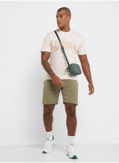 LACOSTE Logo Graphic Crew Neck Short Sleeve T-Shirt  - Image 4