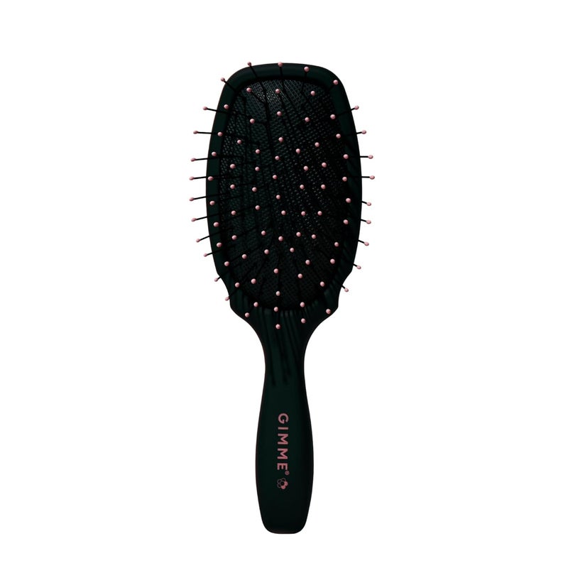 Gimme Beauty - Mini Travel Hair Brush for Fine Hair - Mini Detangler Brush with Anti-Static, Heat-Resistant & Flexible Nylon Bristles - Hair Tools for Women, Teens & Girls