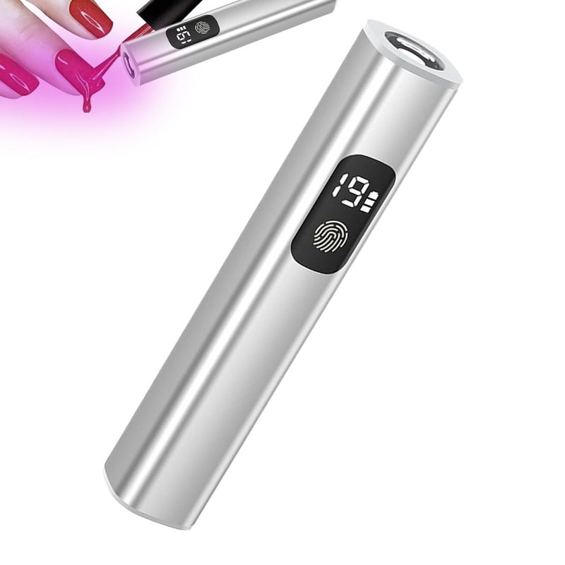 Silver Gel Nail Lamp Curing Tool LED Dryer For Manicure Beginners Professionals Salon Home Use - Image 2