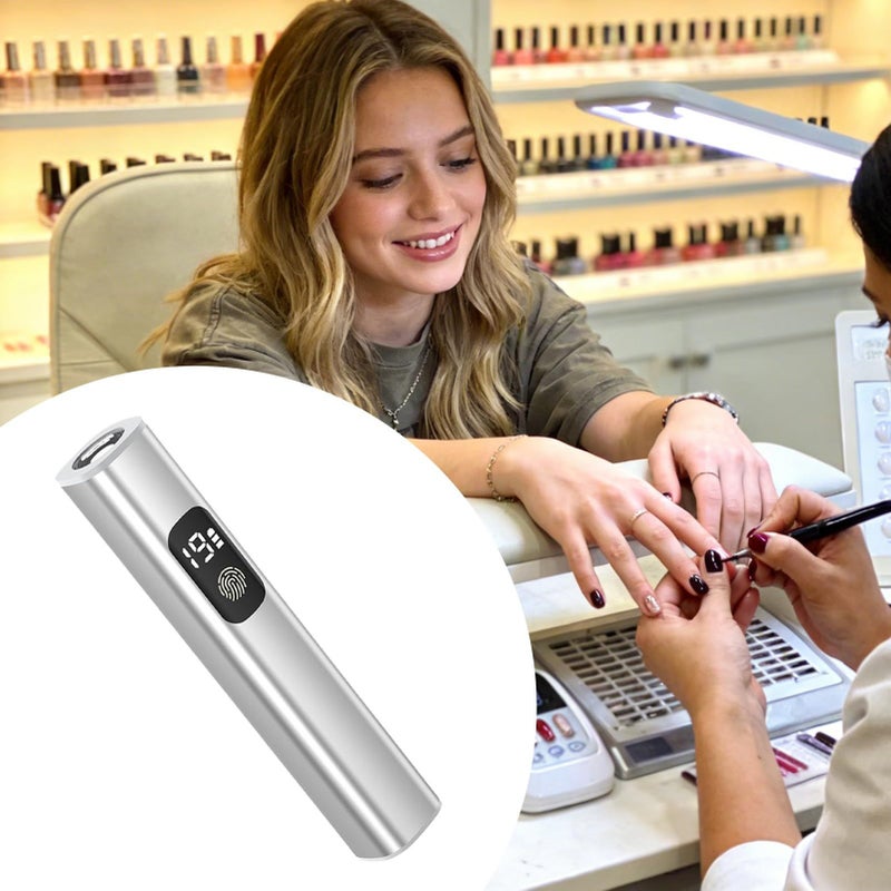 Silver Gel Nail Lamp Curing Tool LED Dryer For Manicure Beginners Professionals Salon Home Use - Image 4