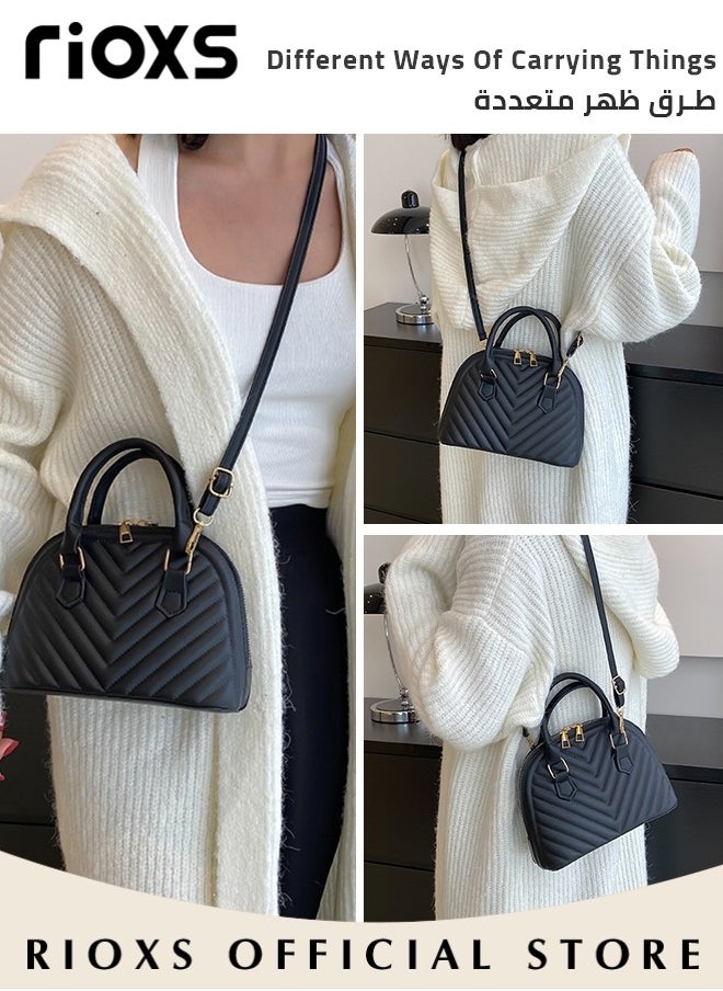 2PCS Handbag Set, Classic Fashionable Crossbody Bag with Buckle Purse, Commuting Trendy Shoulder Bag, Ideal for Travel or As Fashionable Accessory