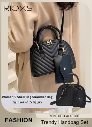 2PCS Handbag Set, Classic Fashionable Crossbody Bag with Buckle Purse, Commuting Trendy Shoulder Bag, Ideal for Travel or As Fashionable Accessory - pzsku/ZF1176AA5ED9990BBDA0BZ/45/_/1734938517/a9641d95-c00d-4e6f-a6e6-a73a96a47e23
