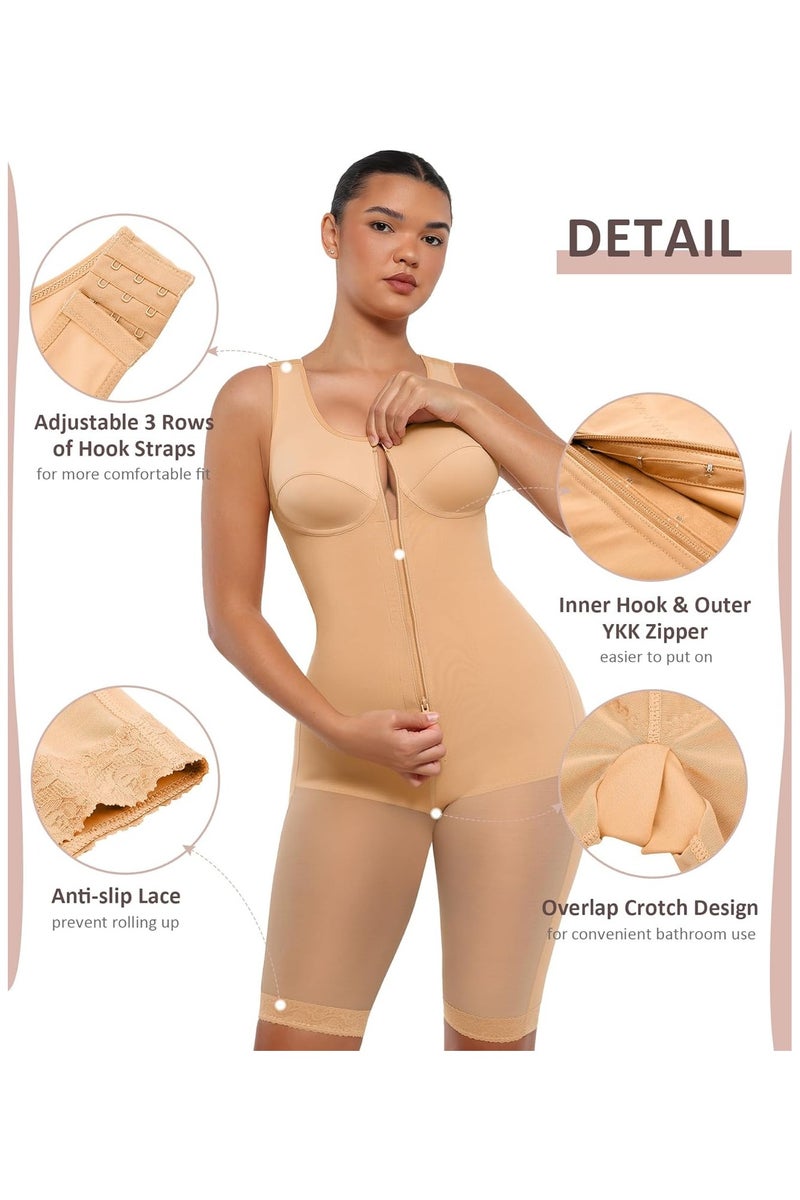 كيور مشد كامل للجسم | حمالات قابلة للتعديل بدون درزات | بدلة جسم كاملة للجسم رائعة | مشد لمنتصف الفخذ | بدلة جسم | مشد بطن للنساء - Image 5