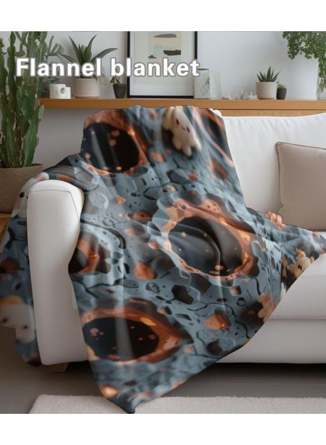 general Children's or student cartoon flannel thin blanket (warm and comfortable, suitable for sleep, games) 100cm*150cm - 71 - Image 3