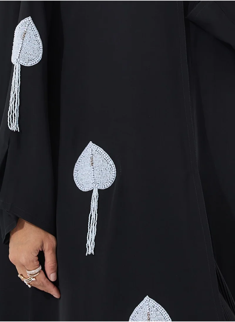 Rosette Abaya Stylish Abaya Embroiderd Design