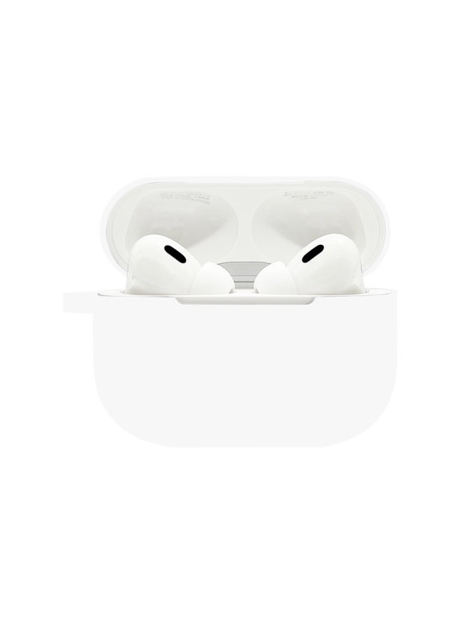 Generic - Suitable For Airpods Pro2 Protective Case Silicone Case Airpods4 Apple Wireless Bluetooth Headset Case-Color:Transparent Color (with Hanging Ears 1.2mm)-Applicable Models:Airpods Pro2 Naked - Image 1