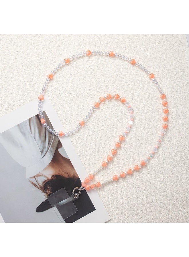 NIBEMINENT Phone Charm/ Chain Strap for Women Girls, Chain Link Cell Phone Case Lanyard Wrist Strap