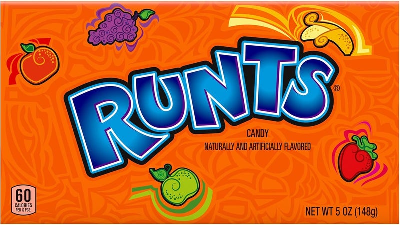Wonka Runts Candy Video Box, 5 Ounce (Pack of 12) - Classic Fruity Treats - Image 4