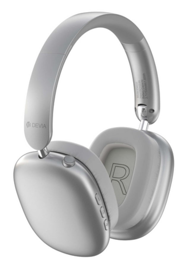 ديفيا سماعة رأس لاسلكية من ديفيا  - إيرباس برو 2 - ببطارية 500 مللي أمبير بخاصية إلغاء الضوضاء النشط - فضي - Image 1