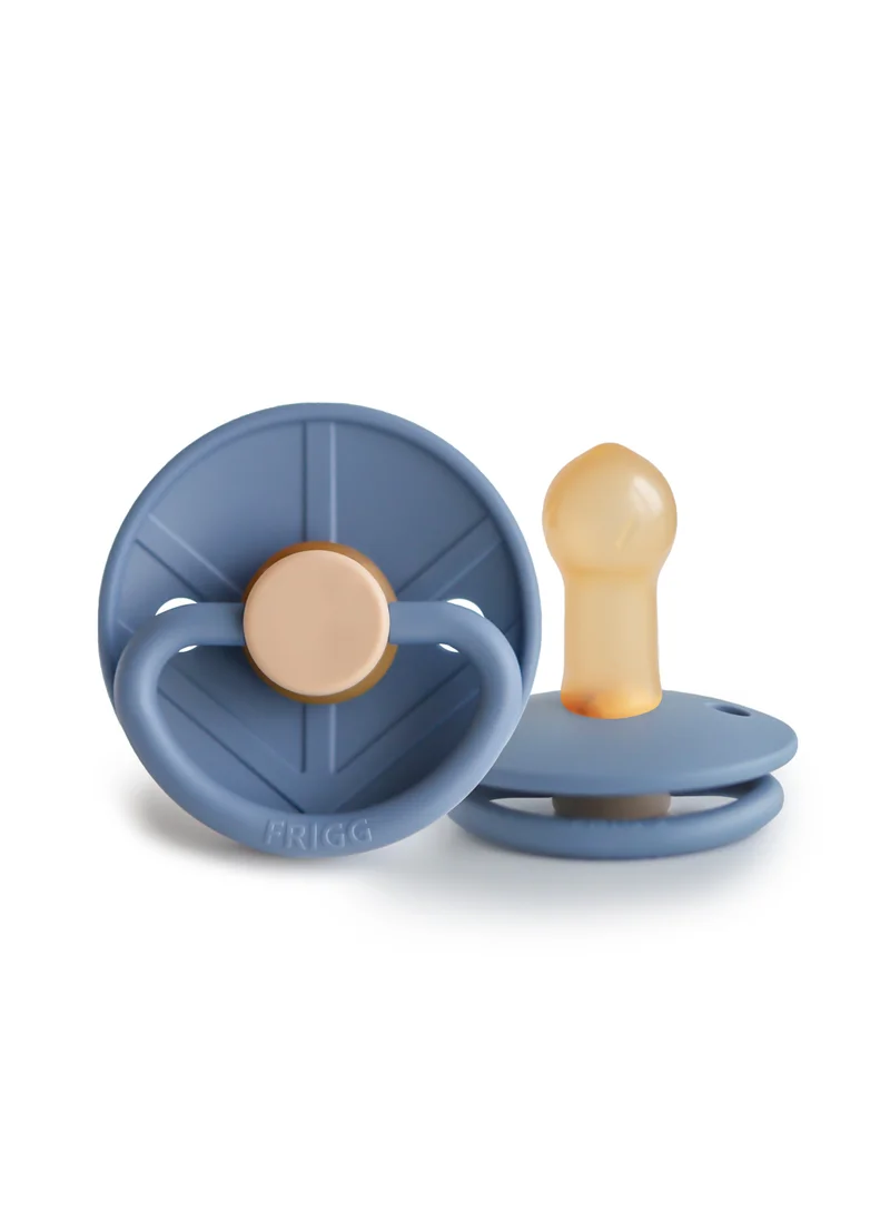 FRIGG Little Viking Latex Baby Pacifier 6-18M 1-Pack Harald Ocean View - Size 2