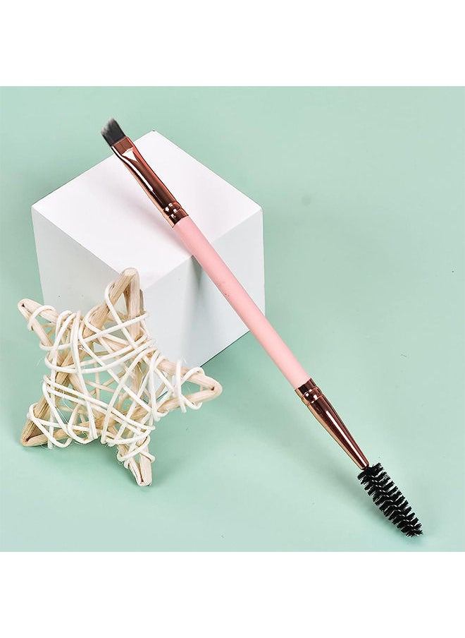 5Pcs Duo Eyebrow Brush, Spoolie Brush and Angled Brow Brush Eyelash Brush for Eye Makeup