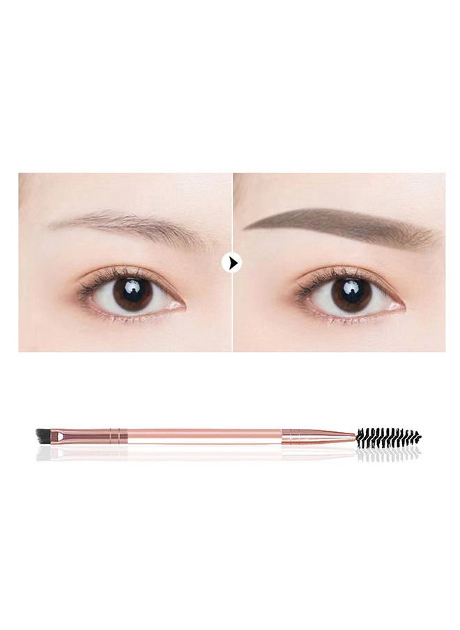 5Pcs Duo Eyebrow Brush, Spoolie Brush and Angled Brow Brush Eyelash Brush for Eye Makeup
