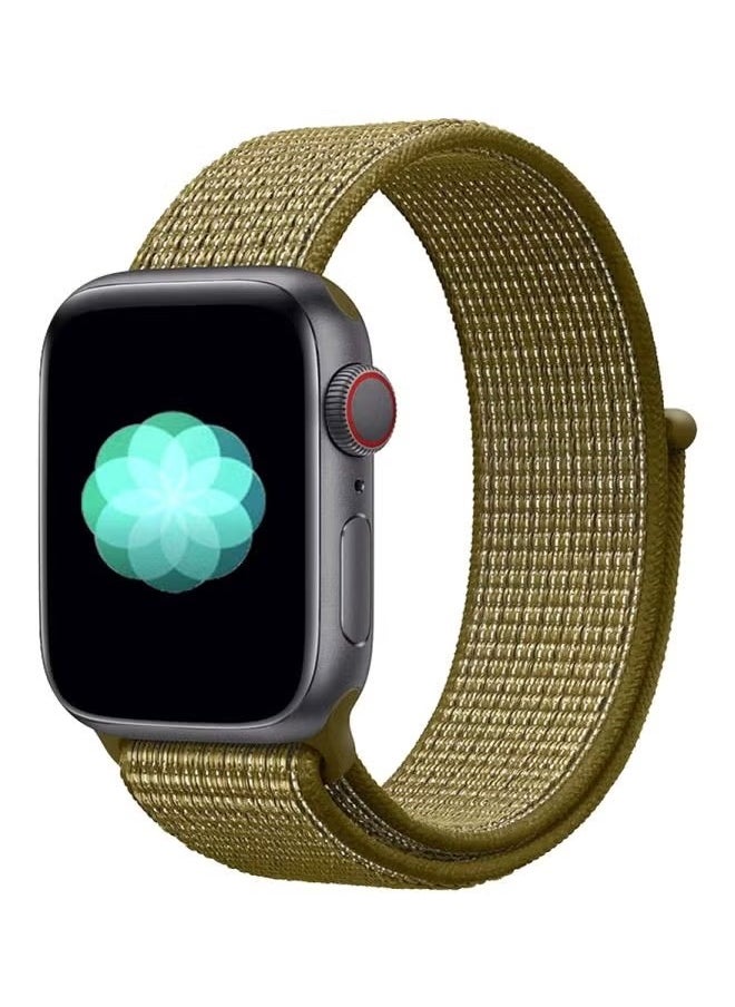 Ozone Replacement Band For Apple Watch Series 1/2/3/4 38/40mm Olive Flak 